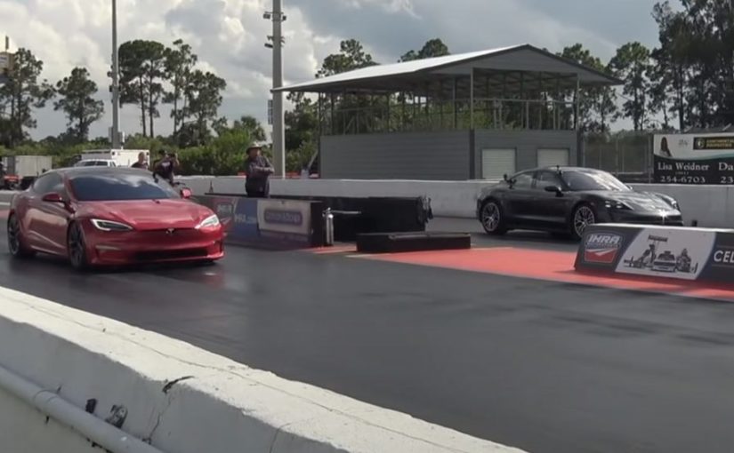 This Is How Much Quicker The Tesla Model S Plaid Is Than The Porsche Taycan Turbo S