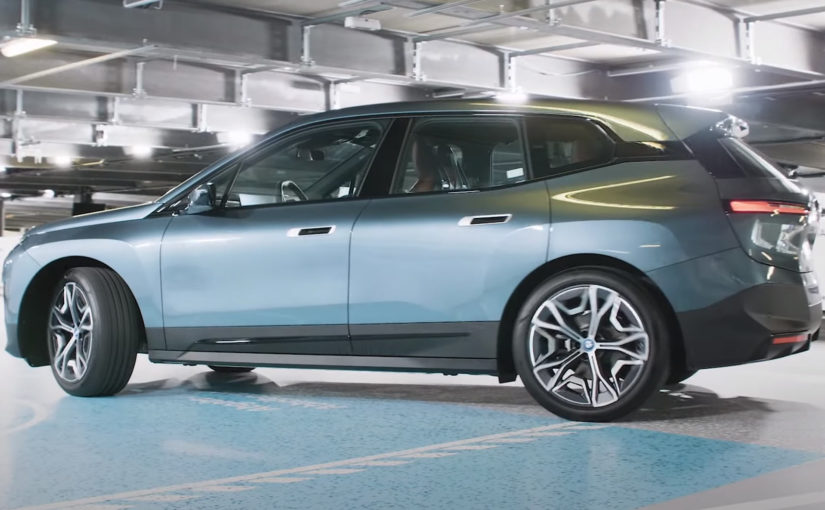 Watch The BMW iX Park Itself And Get A Wash In A Special Parking Lot