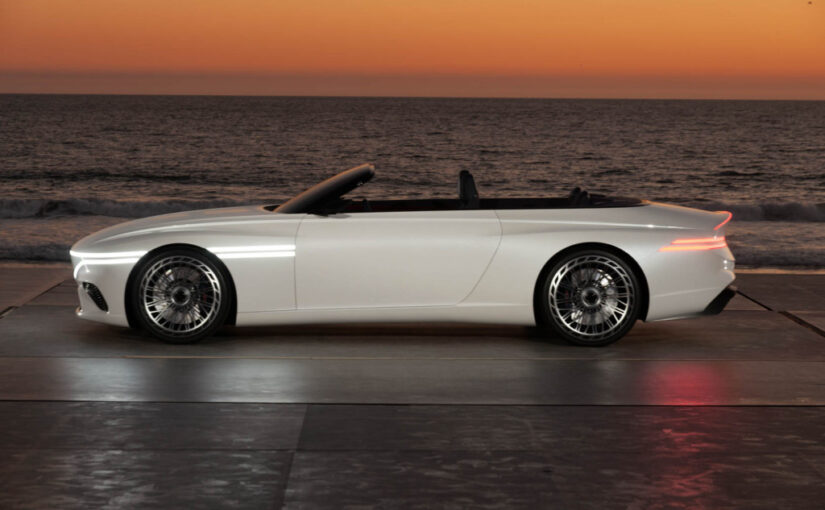 Genesis X Convertible principle makes the situation for a hot electric grand tourer