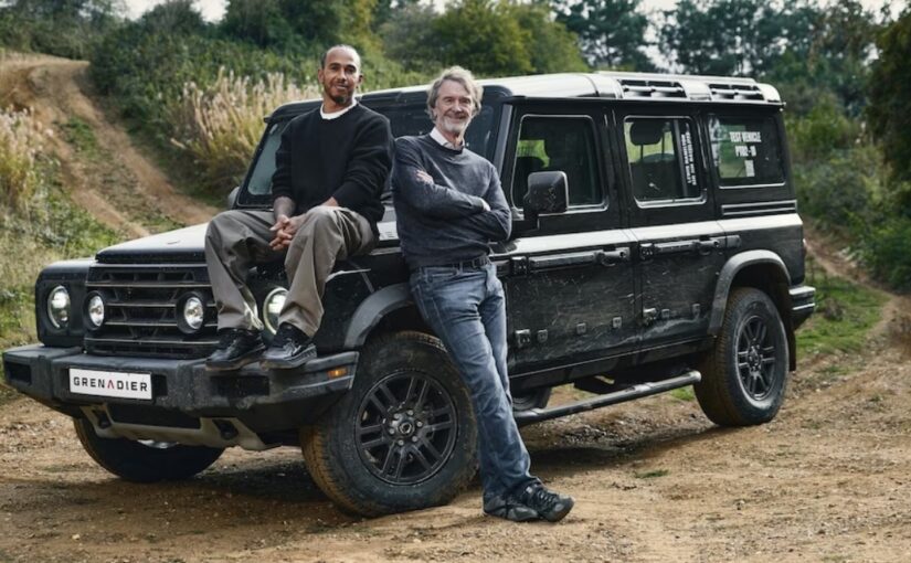 Lewis Hamilton Test Drives the INEOS Grenadier, Goes Wild Into the Off-Road
